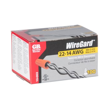 Gardner Bender WireGard Connector - Orange GB-3, 100pk