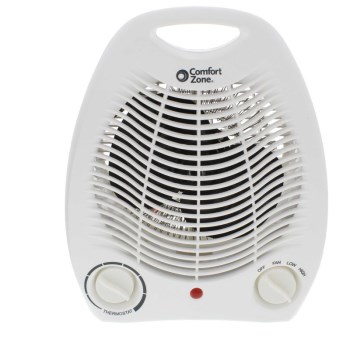 Comfort Zone Compact Personal Heater w/Fan