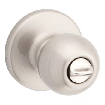 Kwikset Polo Privacy Knob, Satin Nickel - Boxed
