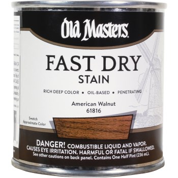 Fast Dry Stain, American Walnut ~ 1/2 pt