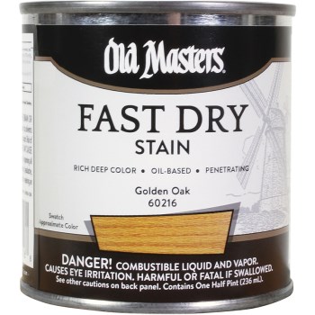 Fast Dry Stain, Golden Oak ~ 1/2 pt