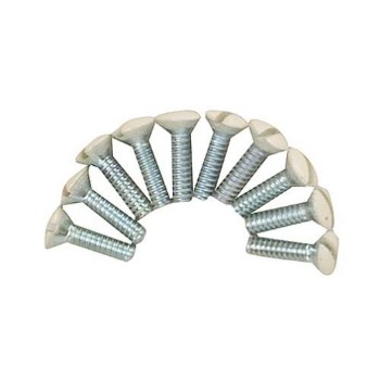 Wall Plate Screws, Ivory 