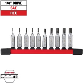10pc Hex Bit Set