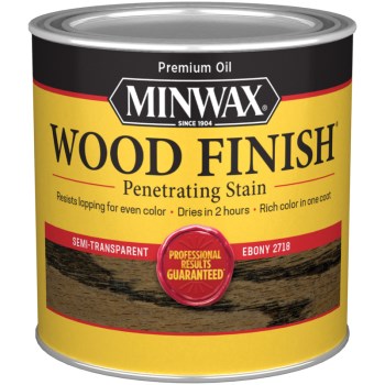 Minwax 22718 Wood Finish ~ Ebony, 1/2 Pint 