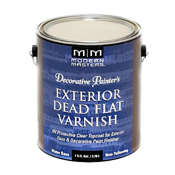 Dead Flat Varnish, Water Based Exterior  ~  Gallon