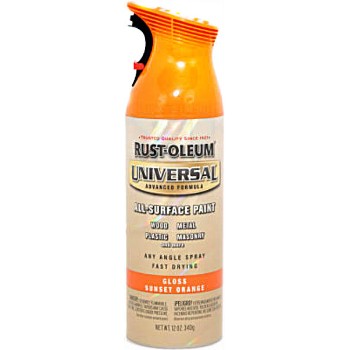 Spray Paint ~ Sunset Orange, Gloss 