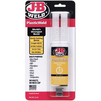 J-b Weld 50132 Plasticweld Epoxy ~ .25 Ml