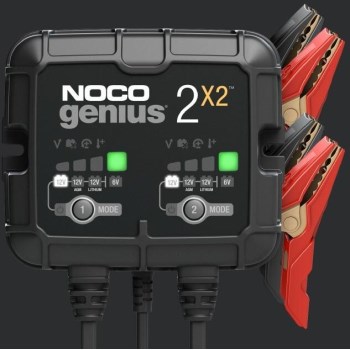 2 Bank Battery Charger