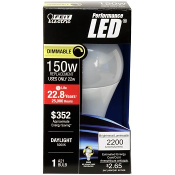 Dimmable A21  LED Light Bulb ~ 150 Watt Equiv
