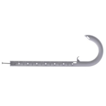 Sioux Chief Hangs Tuff J-Hook Extension Hanger, White - 2"