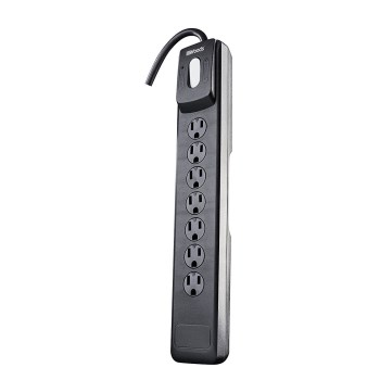 Coleman Cable 41496 Woods Brand 7 Outlet Surge Protector W/10