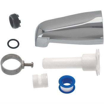Universial Tub Spout, chrome