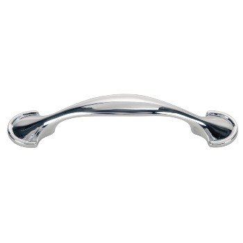 Spoon Cabinet Pull, Chrome
