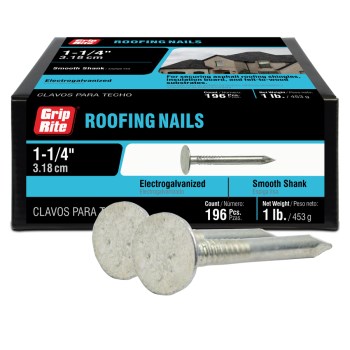 Prime Source EG Roofing Nail - 1-1/4", 1 Lb