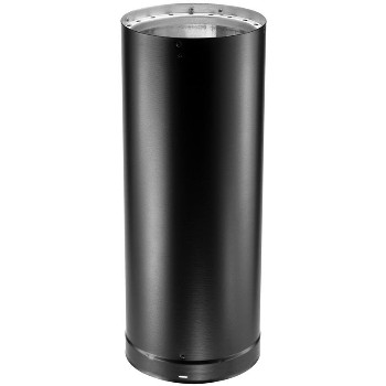 M & G Duravent 6DVL-24 Double Wall Pipe, Black ~ 6" x 24"