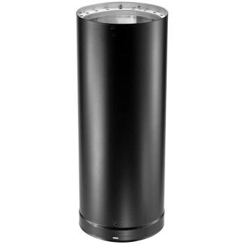 Master Flow 6" X 24" Black Stove Pipe - 24 Gauge Steel - New (Free Shipping)