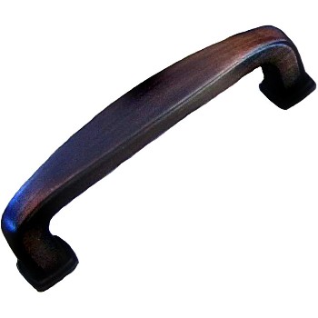 Estate Flat Pull , Classic Bronze Finish  ~ 96mm CTC