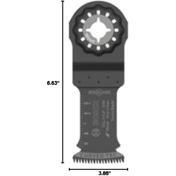 Starlock HCS Plunge Cut Blade - 1-1/4"
