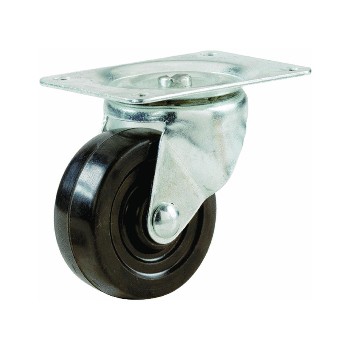 Swivel Caster, Rubber Wheel ~ 2"