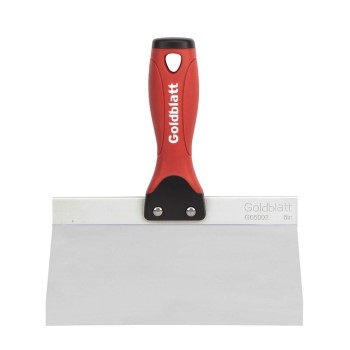 Soft Grip Stainless Steel Blade Drywall Taping Knife ~ 8"