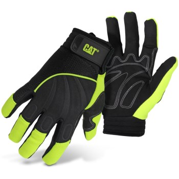 Caterpillar CAT012224L Lg Syn Palm Glove