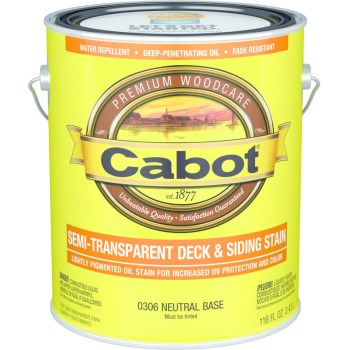 Low VOC Stain, Neutral Base ~ Gal