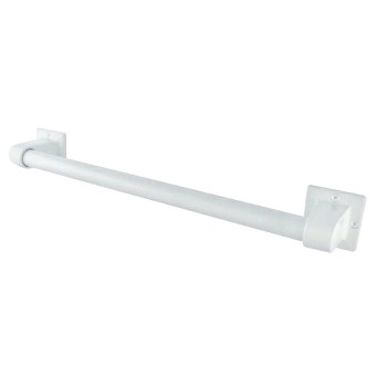 Safety Grab Bar ~ White Finish ~ 7/8" x 16"