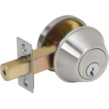 Tell Mfg Cl100055 Db2051 Ss Sngl Cylndr Deadbolt