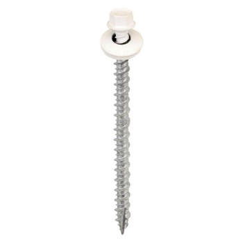 Metal-to-Wood Building Screw  White    #9 x 3"   250pk