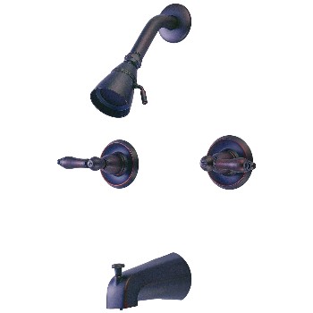 Tub & Shower Faucet ~ Classic Bronze/Two Handle
