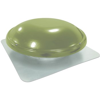 Master Flow Series Roof Mount Power Attic Ventilator,  Weathered Wood  Finish ~ Approx 27" x 10" x 27"