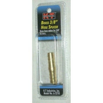 K-T Industries Brass Hose Splicer, 3/8" ID