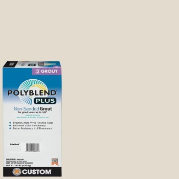 Polyblend Plus Non-Sanded Grout   Snow White   10 Lb