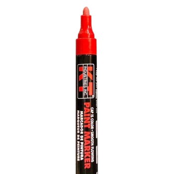 K-T Ind 5-0048 Liquid Paint Marker ~ Red 