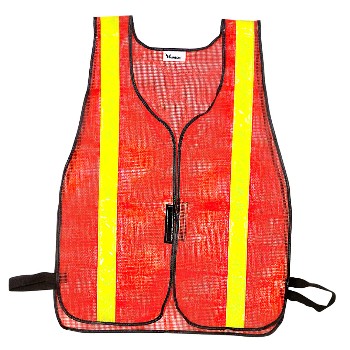 Safety Vest, Fluorescent Orange 