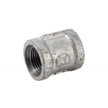 Malleable Iron Coupling, Galvanized - 1/2" FPT