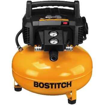 Black & Decker/stanley/bostitch Btfp02012 Pancake Style Air Compressor ~ 6 Gallon