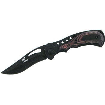 Frost Cutlery 15-138rm 4in. Black/red Knife