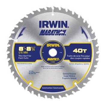 Marathon Table Saw Blade ~ 8-1/4" 40T