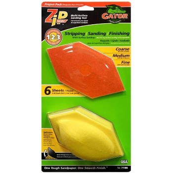 6pk Asst Zip Sander