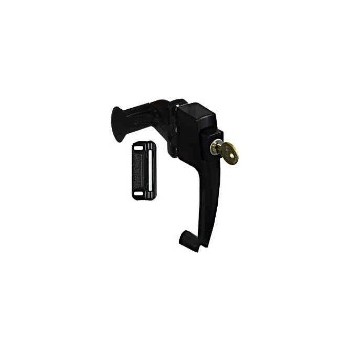 Black Keyed Pushbutton Latch, Visual Pack1317 