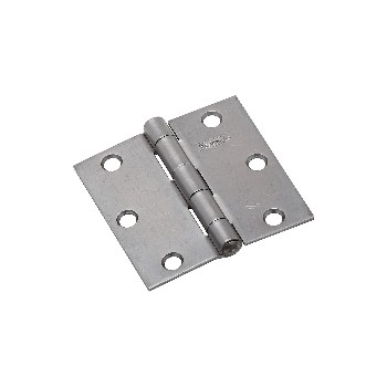 Non-Removable Pin Hinge, Plain Steel ~ 3 x 3"