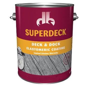 SuperDeck/DuckBack SC31044 Deck &amp; Dock Elastomeric Coating ~ Brown/Gallon