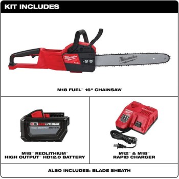Milwaukee M18 FUEL 16" Chainsaw Kit