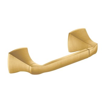 Voss Toilet Paper Holder, Brushed Gold Finish ~  Approx 8.8" W