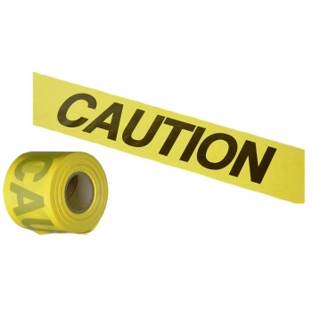 Ch Hanson 16100 Caution Tape, Yellow ~ 3" X 300 Feet