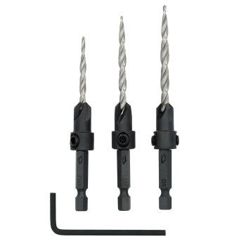 Countersink Set, 3 Pieces