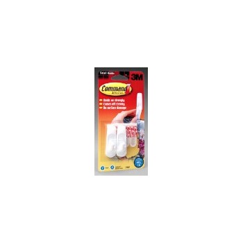 3M 051131705326 Adhesive Hooks - Small Hooks - Two