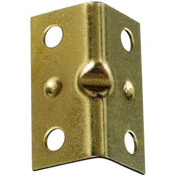 Corner Brace,   Brass ~   1.5" x .75"