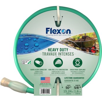 Flexon Industries FXG5850 5/8in. X50ft. Hd Hose